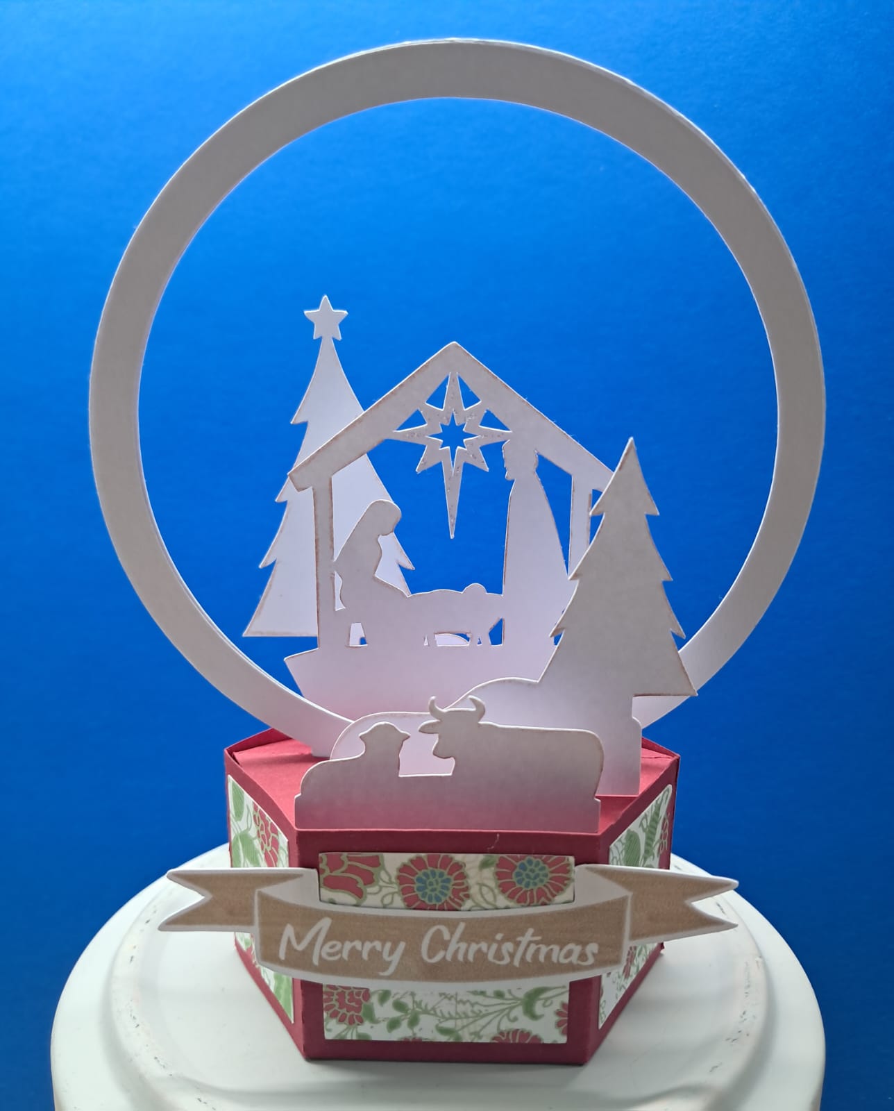 Christmas pop-up card Jamaica