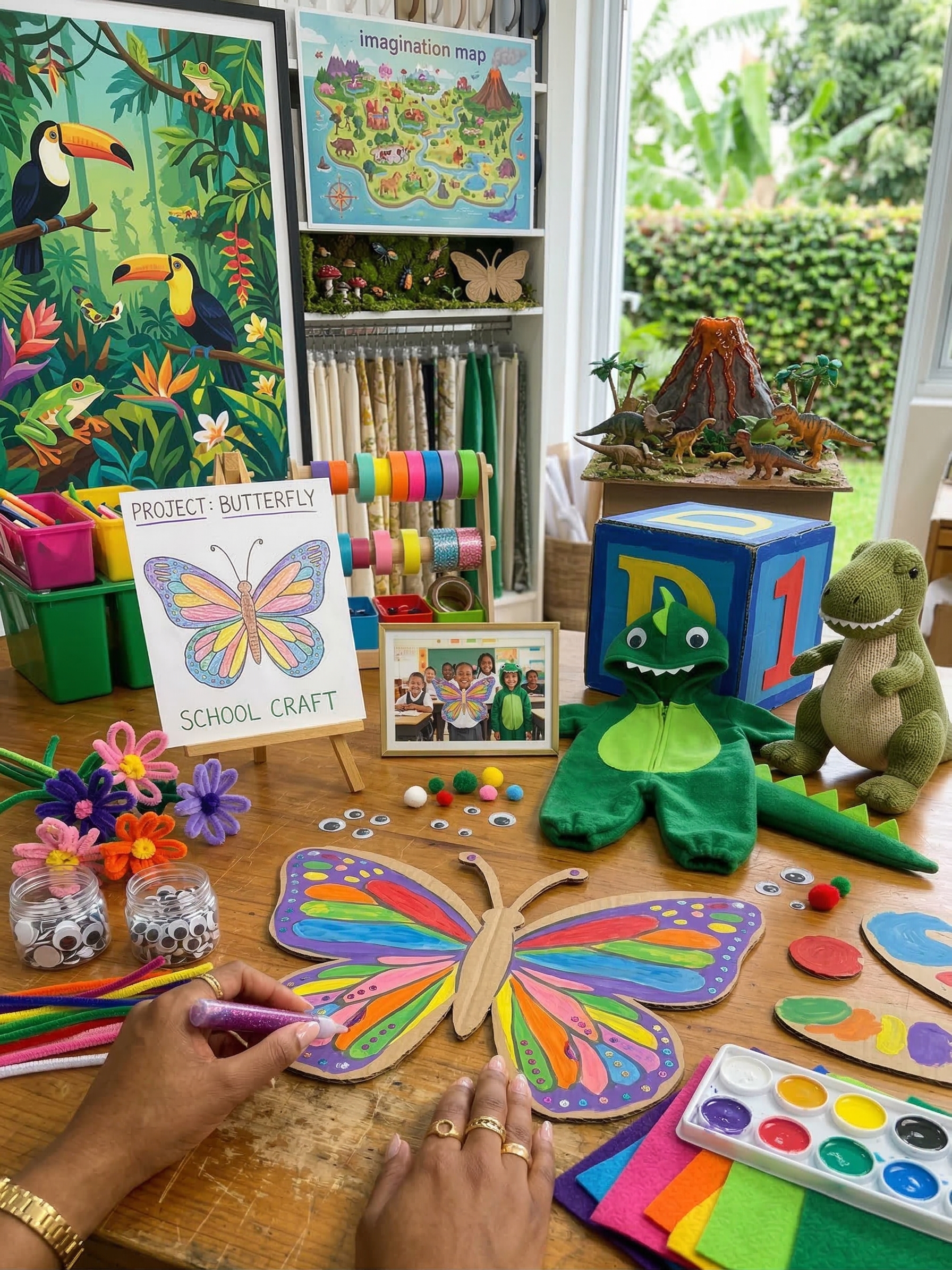 School crafts Jamaica - handmade crafts for kids